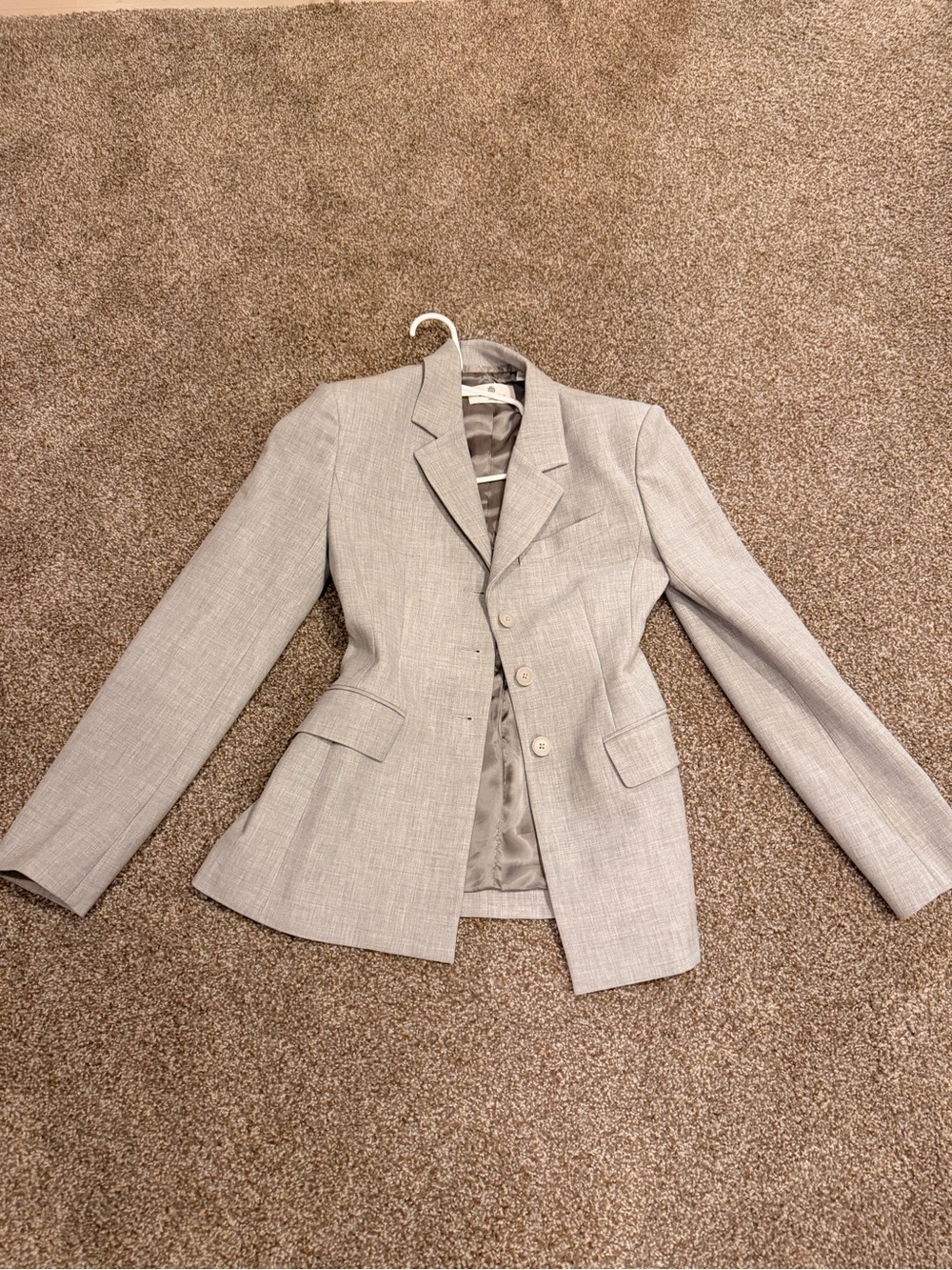 Babaton Light Gray Standout blazer Aritzia